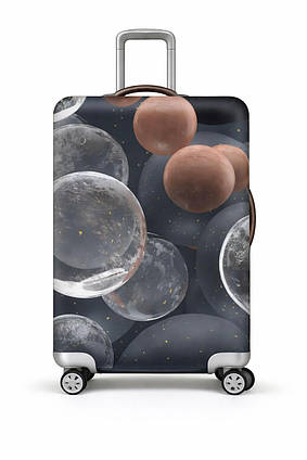 Чохол на валізу ⬩ Галактичний мандрівник RunningTiger ⬩ захисний ⬩ сірий
