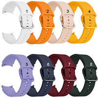 Ремінець силікон (класик) для Galaxy Watch 4, 5, 6, 7, FE