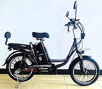 Электровелосипед Corso Powerfull 20" дюймов, алюминиевая, двигатель 1000W, акум. 60V28Ah литиевый, собранный на 75%, корзина