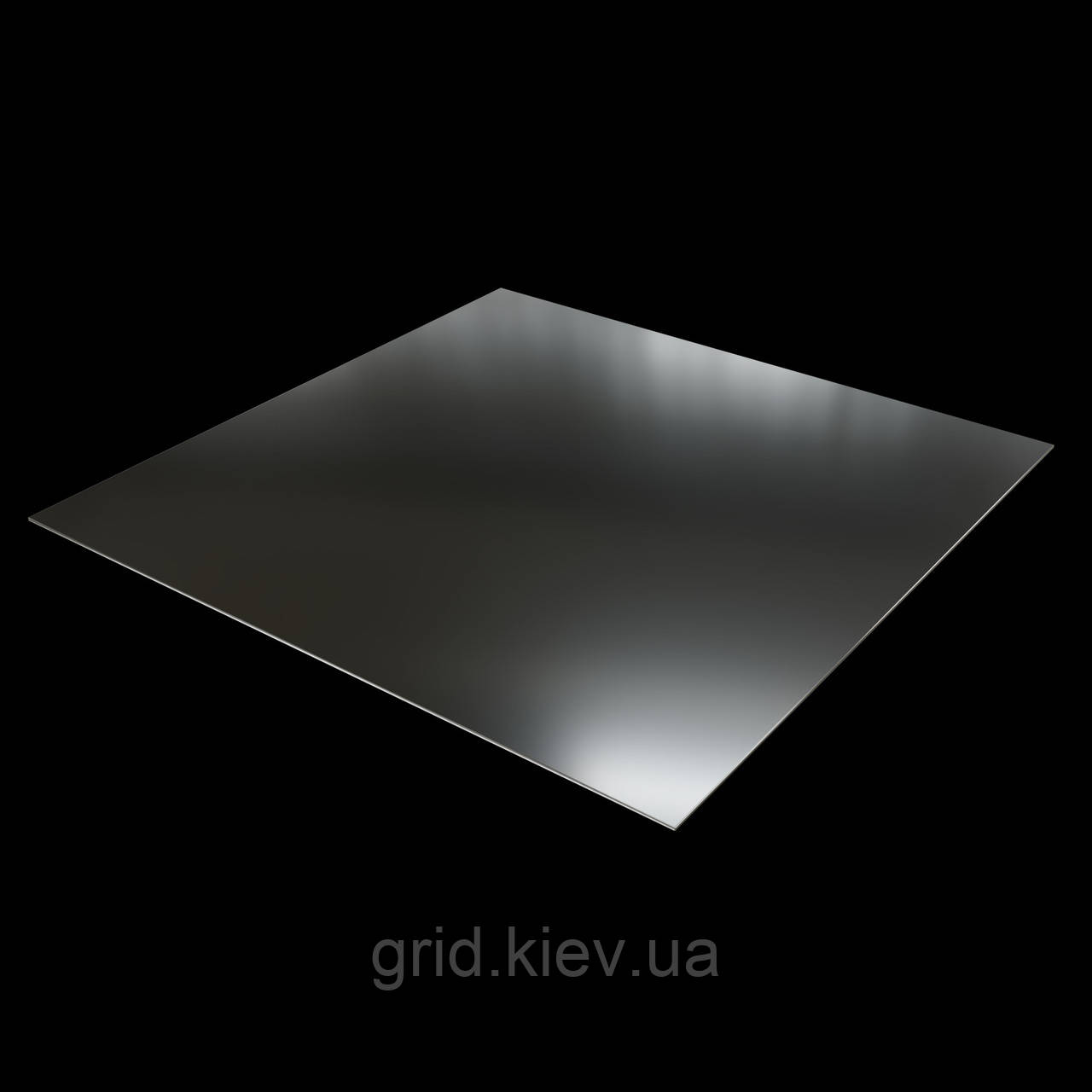 Лист нержавіючий 1000х1000 1.2 мм шліфований гладкий матовий харчовий В2 сталевий н/ж AISI 304, фото 1