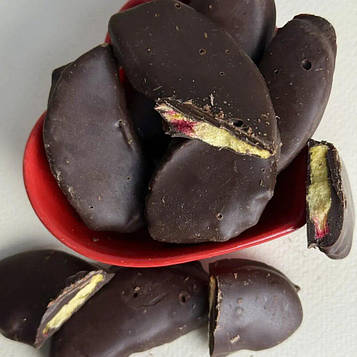 Персик сублімований в чорному шоколаді ОПТ Код/Артикул 5495