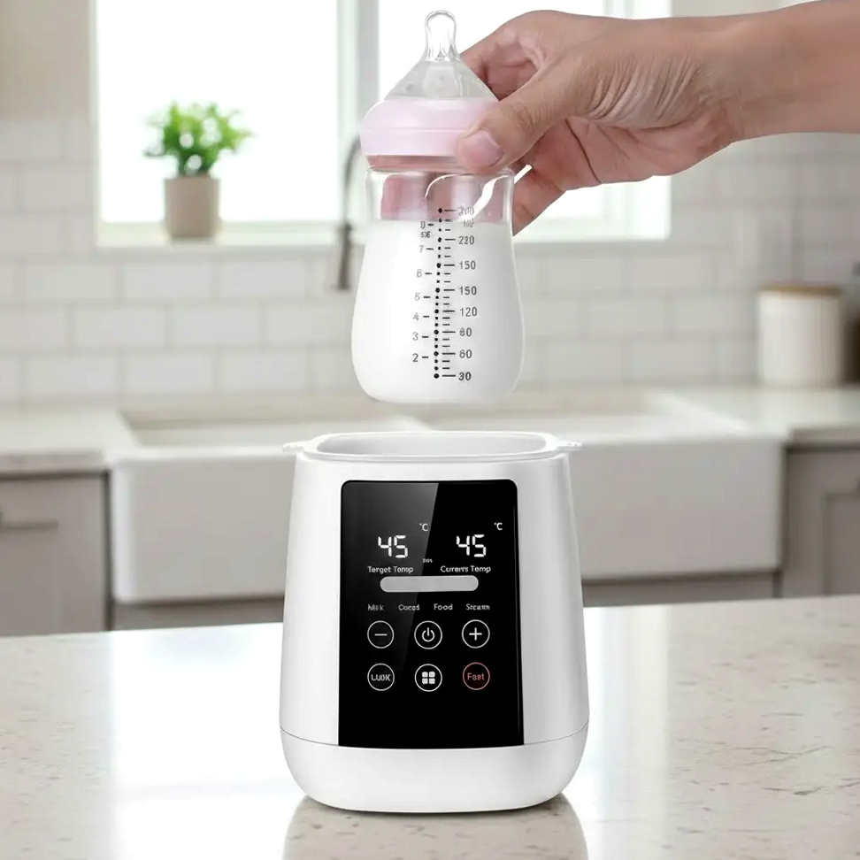 Подогреватель стерилизатор для детских бутылочек 8 в 1 25-50 Вт USB белый, фото 1