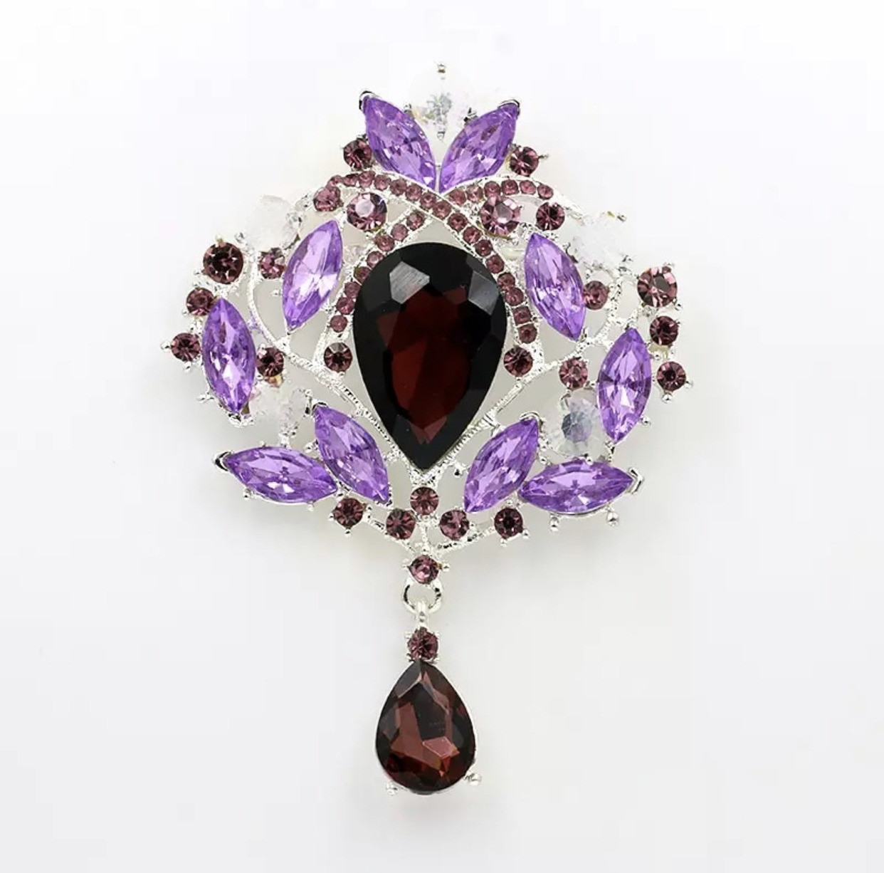 Брошка східна, колір Violet, 98х65 мм, 1 шт.