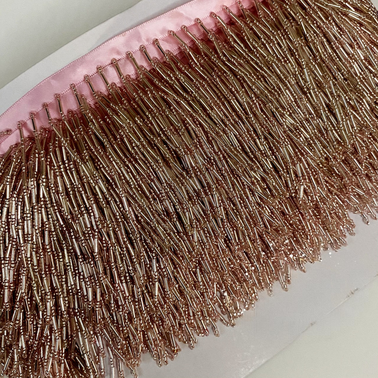 Склярусна тасьма, колір Pink, висота 9 см*1м