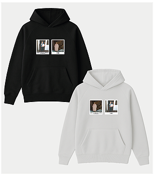 Парні худі до дня закоханих з милим написом “Цікаво хто буде …”