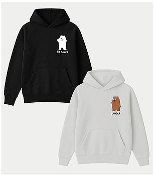 Парні худі для закоханої пари “Не злися / Злюся”