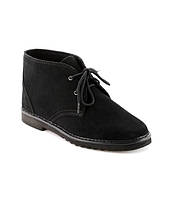 Женские демисезонные замшевые черные ботинки Inblu 1101C1