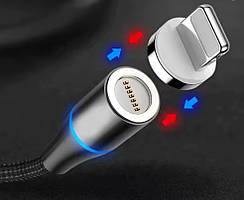 Магнітний дата кабель USB - Type-C кабель для швидкого заряджання 3A 1м
