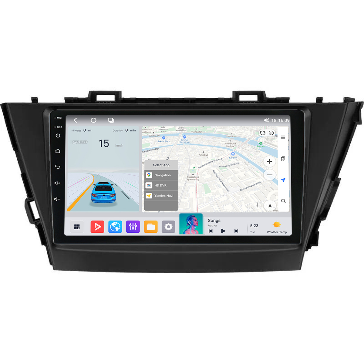 Штатна магнітола Mekede MS Toyota Prius V (2012-2017) QleD, фото 1