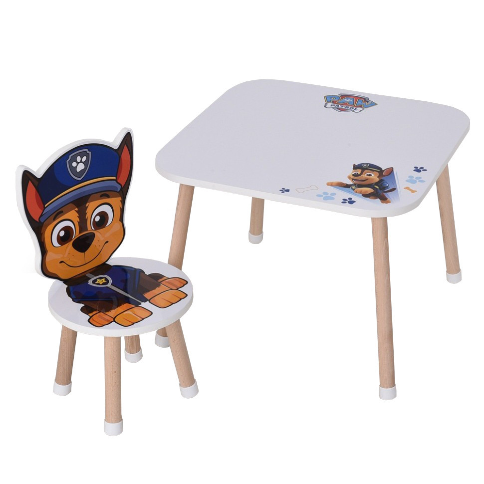 Дерев'яний дитячий столик M 502-3 зі стільчиком, фото 1