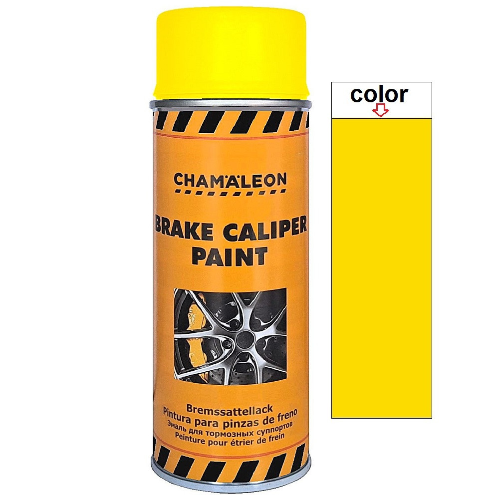 Акрилова автоемаль спрей для супортів жовта Chameleon Yellow Brake Caliper Spray 400мл