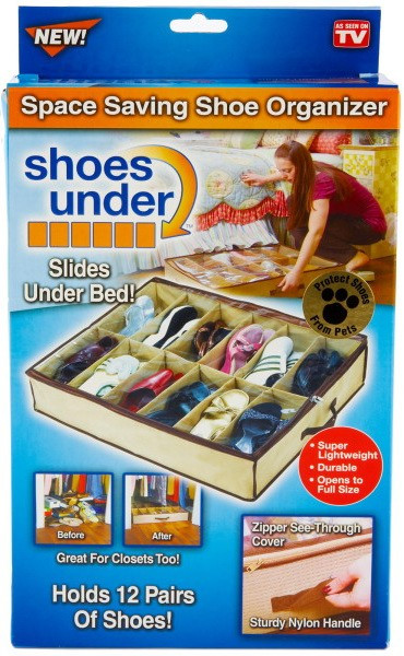 Органайзер для зберігання взуття Shoes-Under (для 12 пар) / Органайзер для хранения обуви Шуз Андер - фото 10 - id-p495613798