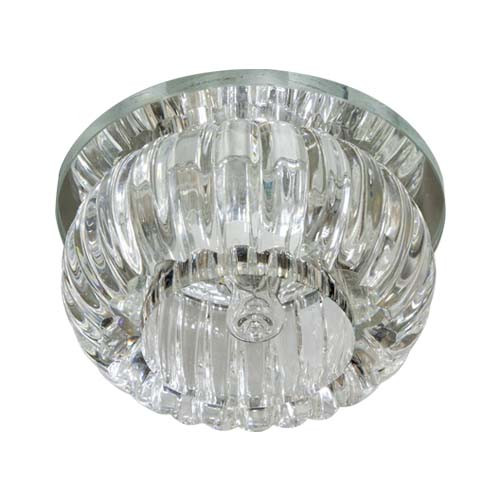 Вбудований світильник Feron C1010 під лампу з підсвіткою прозорий, фото 1