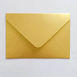 Конверт 162x113 мм, колір золото