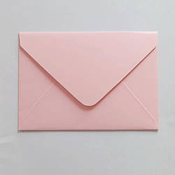 Конверт 162x113 мм, колір рожевий