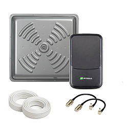 Комплект роутер Satell F3000 + панельна антена ENERGY MIMO 24 дБ — готове рішення для стабільного 4G інтернету