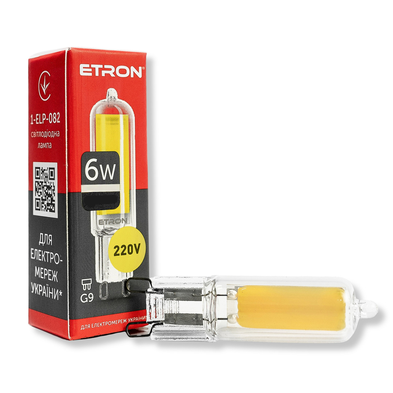 LED лампа G9 6W 4200K 220V ETRON 1-ELP-082, фото 1