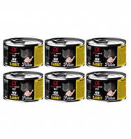 БРАК!!!за уп 6 шт Повнораціонний вологий корм Alpha Spirit Rabbit Protein з кроликом для дорослих котів BOX 200г*6шт (as311285BOX)