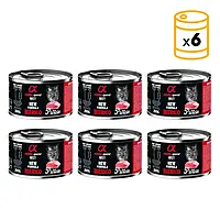 БРАК!!!за уп 6 шт Вологий корм Alpha Spirit Iberico Pork Protein з іберійської свинини для дорослих котів 200г*6 (as311186BOX)