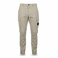Брюки-джоггеры в стиле карго Stone Island, розмір L, песочные (SI17001.2L)