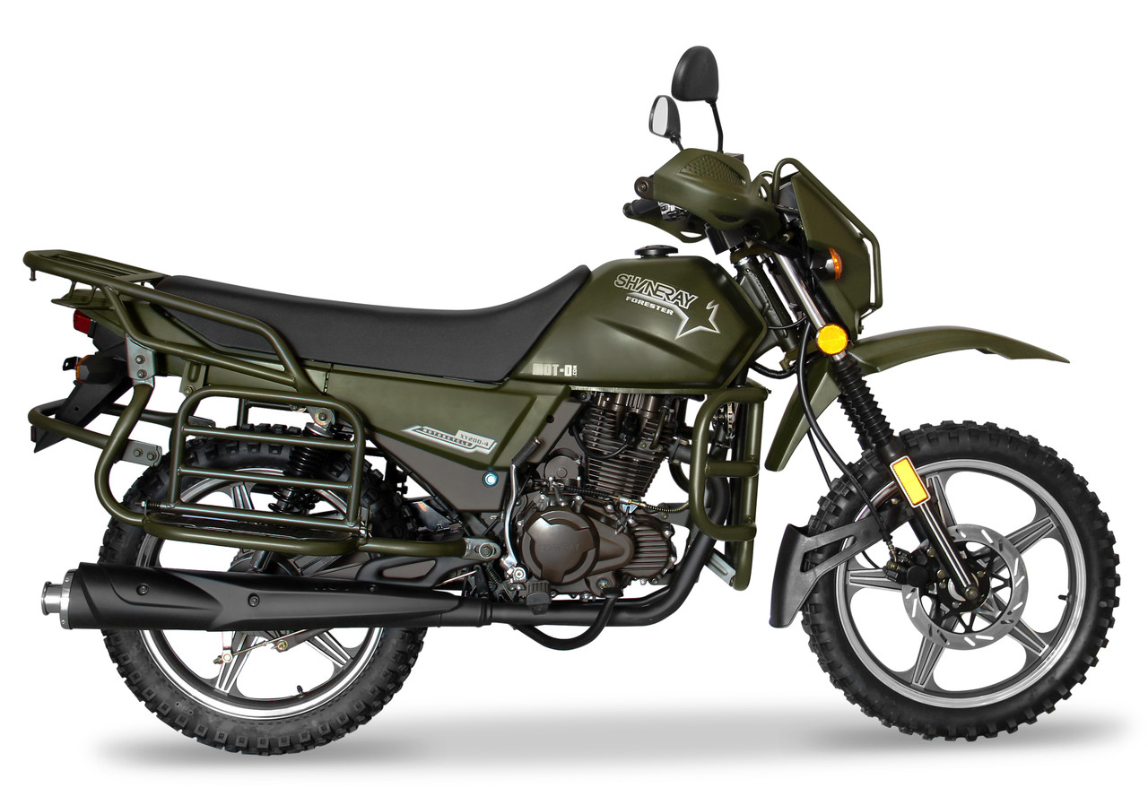 Мотоцикл Shineray XY 200 Intruder Зеленый - фото 2 - id-p495626490