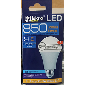 Лампочка 9 Вт світлодіодна 4000К Природньо-біла