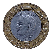 Туніс 5 динарів, 1423 (2002) 2-а річниця - Смерть Хабіба Бургіба