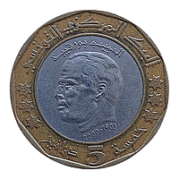 Туніс 5 динарів, 1423 (2002) 2-а річниця - Смерть Хабіба Бургіба
