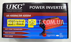 Інвертор перетворювач електроенергії з 24 V на 220 V — Power Inverter UKC SI-B1 BR4000M
