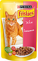 Консерви Friskies для кішок, з яловичиною, 100 г*20 шт.