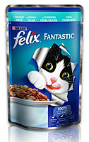 Консерви для кішок із тріскою в желе FELIX Fantastic (Фелікс), 20*100 г