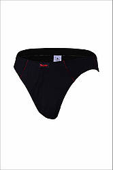 Труси сліпи чоловічі спорт (2 шт) Lans 03/010 Строчка чорні (розміри: M-4XL)