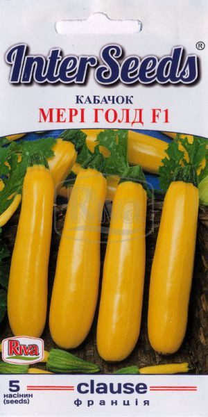 Кабачок Мери Голд F1, 5шт Inter Seed