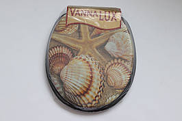 Кришка- сидіння для унітазу м'яка Vanna Lux Туреччина 330072/b35