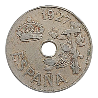 Іспанія 25 сентимів, 1927