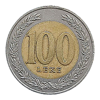 Албанія 100 леків, 2000
