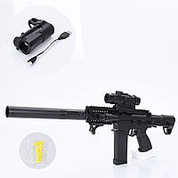 Автомат 2036-1 61см, акум, пластикові кулі, лазер, USBзарядне, у пакеті, 21-45-5см