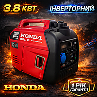 Инверторный генератор для дома 3.8 квт HONDA EU35i-W Генератор с цифровым дисплеем на колесах Бензиновый, Генератор электричества