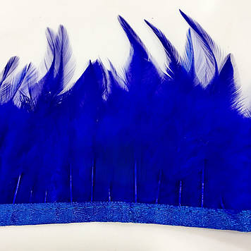 Тасьма перова (Петух) Колір Sapphire Ціна за 0.5м