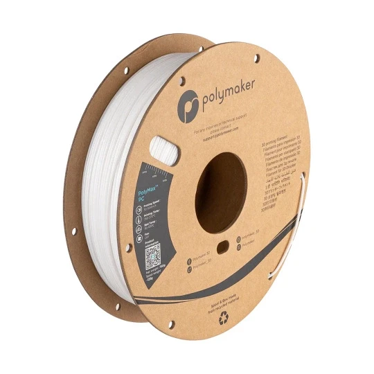 Нить Polymaker PolyMax PC 1,75мм 0,75кг - Белый