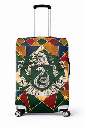 Чохол на валізу ⬩ Слизерин Slytherin RunningTiger ⬩ накидка ⬩ зелений