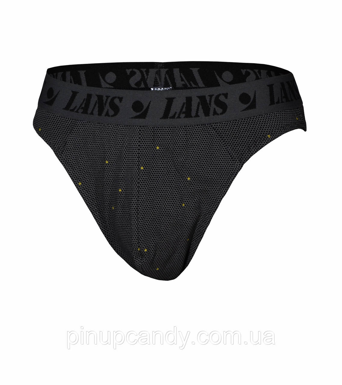 Труси сліпи чоловічі спорт (2 шт) Lans 03/042 Соти (розміри: M-4XL) чорні, фото 1