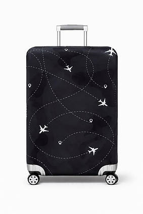 Чохол на валізу ⬩ Флайтрадар RunningTiger ⬩ захисний ⬩ чорний