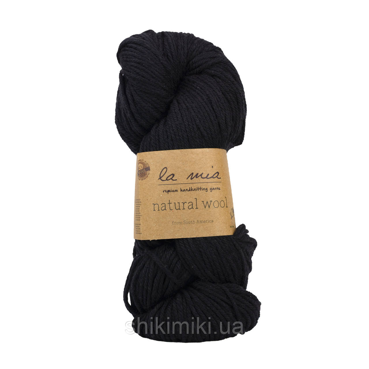 La Mia Natural Wool, колір Чорний, фото 1