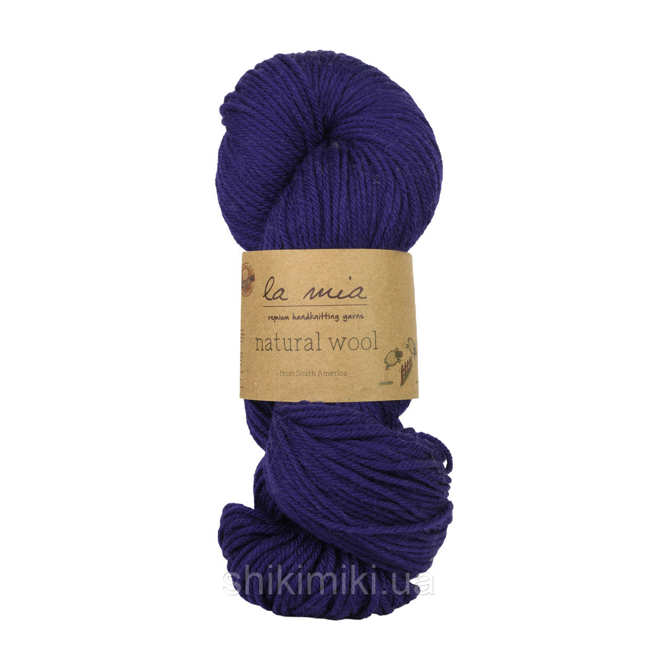 La Mia Natural Wool, колір Синій, фото 1