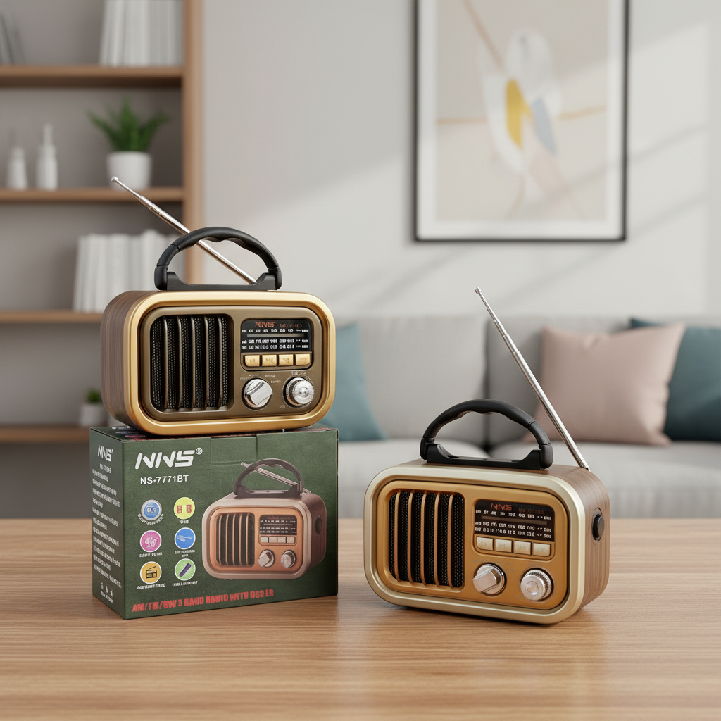 Радіоприймач Bluetooth NNS NS-7771BT 40шт 6130, фото 1