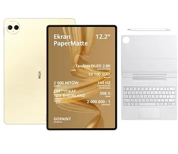 Huawei MatePad Pro 12,2'' 12/512GB PaperMatte Golden + Keyboard + Stylus