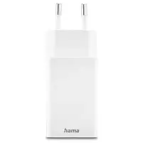Hama mini GaN 45W PD/QC 1x USB-C, 1x USB-A White, фото 4