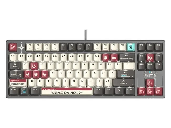 A4Tech Bloody S87 Pixels Red USB (BLMS RED Plus Switches), фото 1