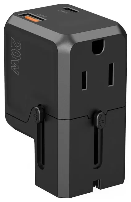 Choetech PD6038 1x USB-C 1x USB-A EU / USA / UK / AU, фото 1